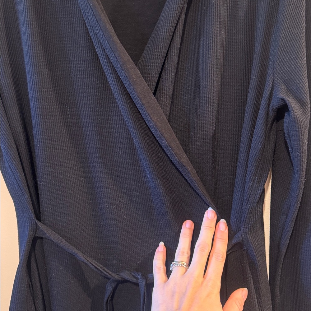 Athleta Black Robe Size XS - Wind Down Sleep‎ Robe - Picture 8 of 12